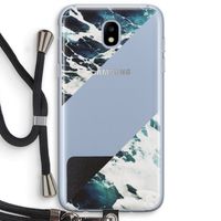 Golven: Samsung Galaxy J5 (2017) Transparant Hoesje met koord