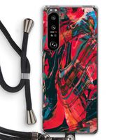 Endless Descent: Sony Xperia 1 III Transparant Hoesje met koord