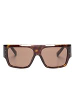 Dolce & Gabbana Eyewear lunettes de soleil à monture rectangulaire - Marron - thumbnail