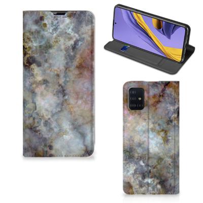Samsung Galaxy A51 | Standcase | Marmer Grijs