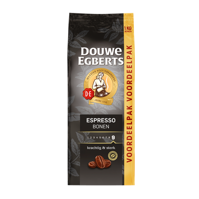 Douwe Egberts Espresso Voordeelpak - Koffiebonen 1 KG