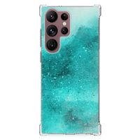 Back Cover Samsung Galaxy S23 Ultra Painting Blue - thumbnail