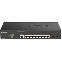 D-Link DGS-2000-10 netwerk-switch Managed L2/L3 Gigabit Ethernet (10/100/1000) 1U Zwart - thumbnail