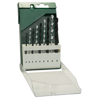 Bosch Accessoires 9-delige boorset: metaal HSS-R/steen/hout - 2609255482
