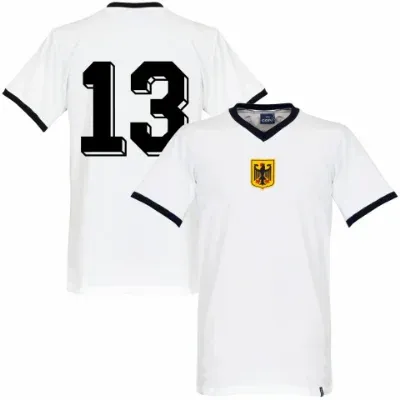 West-Duitsland retro voetbalshirt 1970's + Nummer 13