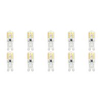 LED Lamp 10 Pack - Velvalux - G9 Fitting - Dimbaar - 3W - Warm Wit 3000K - Transparant | Vervangt 32W - thumbnail