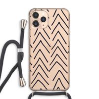 Marrakech Arrows: iPhone 11 Pro Max Transparant Hoesje met koord