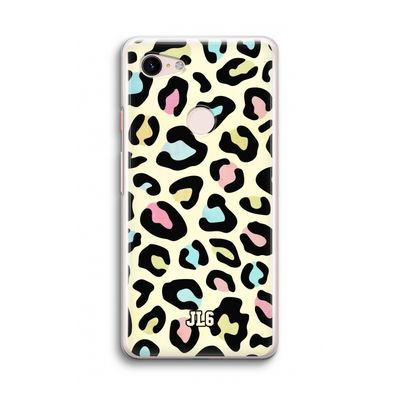 Leopard pattern: Google Pixel 3 Transparant Hoesje