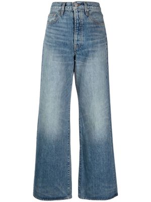 AMIRI jean ample à taille haute - Bleu