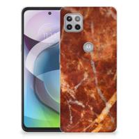 Motorola Moto G 5G | TPU | Siliconen hoesje | Marmer Bruin
