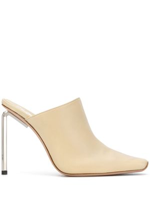 Off-White mules à talon aiguille - Tons neutres