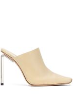 Off-White mules à talon aiguille - Tons neutres