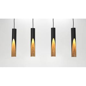 EGLO BARBOTTO hanglamp - GU10 - Zwart, bruin