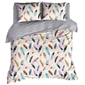 Satin d'Or Dekbedovertrek Feathers Multi-Lits-jumeaux (270 x 200/220 cm)