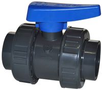 Effast Kogelkraan PVC 25mm Dubbele Wartel - Eenvoudige Installatie, Duurzaam & Precieze Waterregulatie