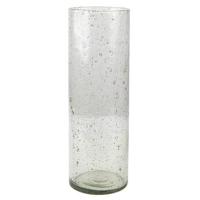 Clayre & Eef Vaas Ø 10x30 cm Glas Glazen Vaas