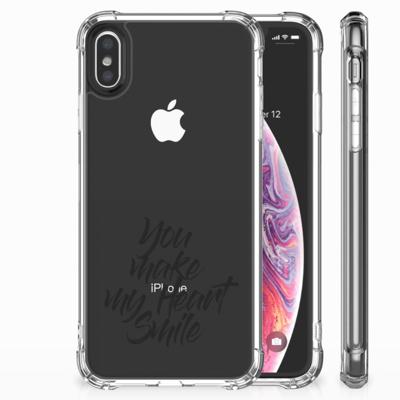 Apple iPhone Xs Max Telefoonhoesje met tekst Heart Smile Apple iPhone Xs Max Telefoonhoesje met tekst Heart Smile
