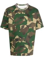 Heron Preston t-shirt à imprimé camouflage - Vert