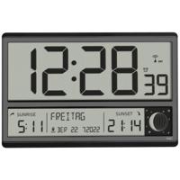 TFA Dostmann 60.4524.01 Wandklok Zendergestuurd 360 cm x 28 mm x 235 mm Zwart Groot display