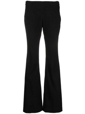 Patou pantalon en maille à coupe évasée - Noir