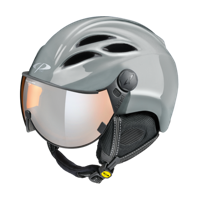 Cp Curako Skihelm met Vizier grijs |Spiegel Vizier (☁/❄/☀) Cp Curako Skihelm met Vizier grijs |Spiegel Vizier (☁/❄/☀)