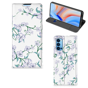 OPPO Reno4 Pro 5G Uniek Smart Cover Blossom White