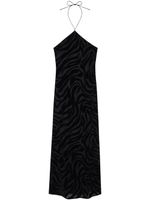 ANINE BING Leanne halterneck maxi dress - Noir