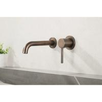 Wastafelkraan SaniClear Antique | Inbouw | Mengkraan | Incl.Inbouwdeel | Rond | Verouderd messing Wastafelkraan SaniClear Antique | Inbouw | Mengkraan | Incl.Inbouwdeel | Rond | Verouderd messing