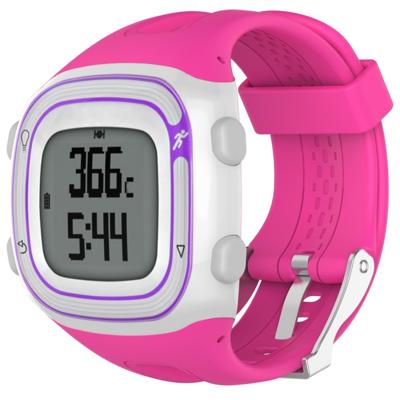 Siliconen sport polsband voor Garmin Forerunner 10/15 (roze)