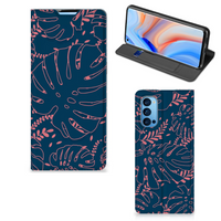 OPPO Reno4 Pro 5G Smart Cover Palm Leaves - thumbnail