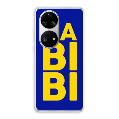 Habibi Blue: Huawei P50 Pro Transparant Hoesje