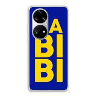 Habibi Blue: Huawei P50 Pro Transparant Hoesje