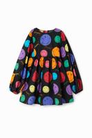 Wijde jurk met Smiley® - BLACK - 13/14