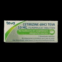 Teva Cetirizine diHCl 10mg 7 Tabletten