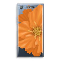 Orange Ellila flower: Sony Xperia XZ1 Transparant Hoesje