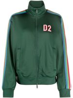 DSQUARED2 veste de sport à rayures latérales - Vert