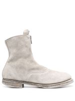 Guidi bottines à fermeture zippée - Gris