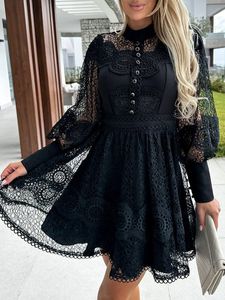 Casual Lace Dress With No