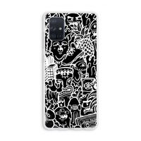 Vexx Black Mixtape: Galaxy A71 Transparant Hoesje