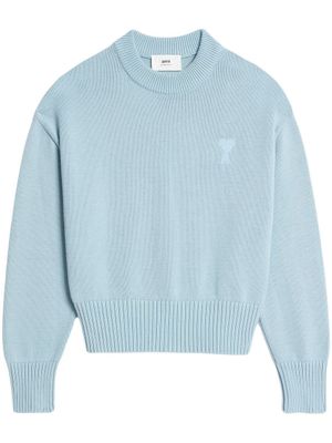 AMI Paris pull Ami de Coeur brodé - Bleu