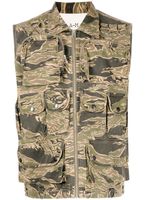 Maharishi débardeur imprimé à poches cargo - Vert