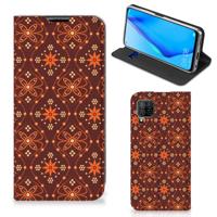 Huawei P40 Lite | Hoesje met Magneet | Batik Brown