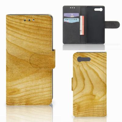 Sony Xperia X Compact | Book Style Case | Licht Hout