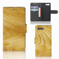 Sony Xperia X Compact | Book Style Case | Licht Hout