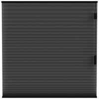 Leen Bakker - Plisségordijn Dubbel 25mm Lichtdoorlatend - (15018) - Polyester - Zwart - 120x10x10 Cm