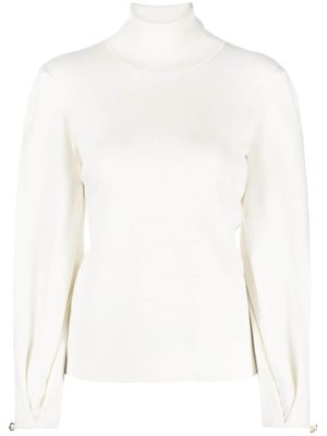 Chloé pull en maille fine à col montant - Tons neutres