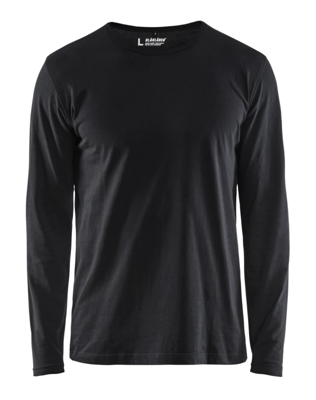 Blåkläder T-Shirt lange mouw 35001042 | Zwart | Maat 6XL - 7330509596807