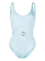 Melissa Odabash maillot de bain St Tropez nervuré - Bleu