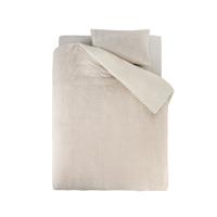 RoyalTextile - Chevron Teddy Dekbedovertrek - Créme - 140 x 220 RoyalTextile - Chevron Teddy Dekbedovertrek - Créme - 140 x 220