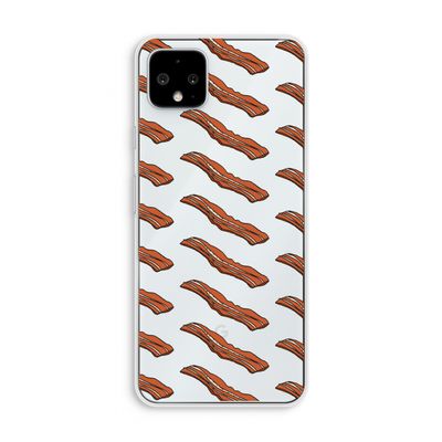 Bacon to my eggs #2: Pixel 4 XL Transparant Hoesje